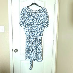 Plus Size Cheetah Print Romper